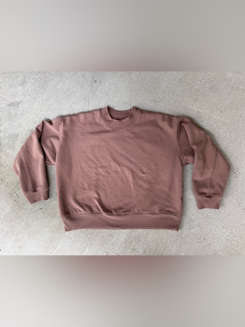 a new day Dusty Mauve Crewneck Sweatshirt - Picture 2 of 6